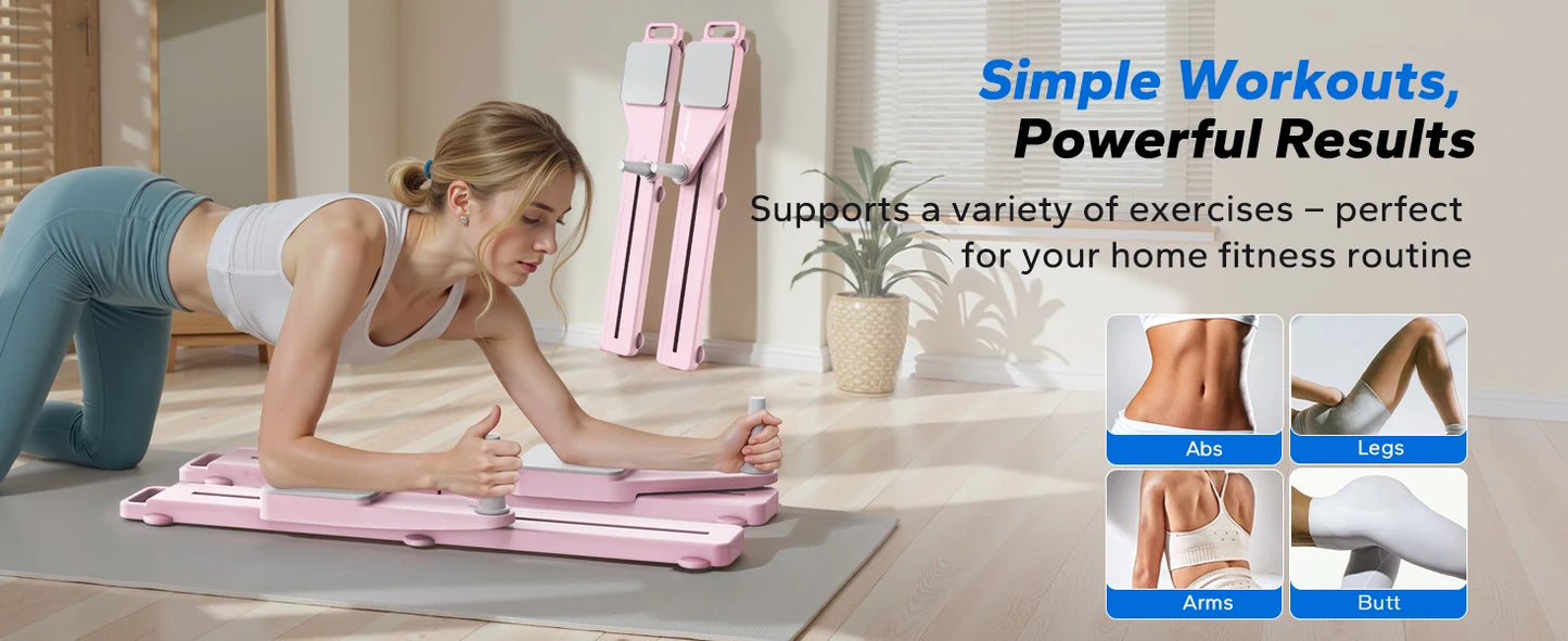 MERACH Pilates Board Multifunctional Ab Trainer With Detachable Ab Plate