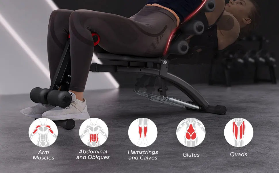 MERACH Ab Machine MultiFunctional Ab Trainer for Home Gym