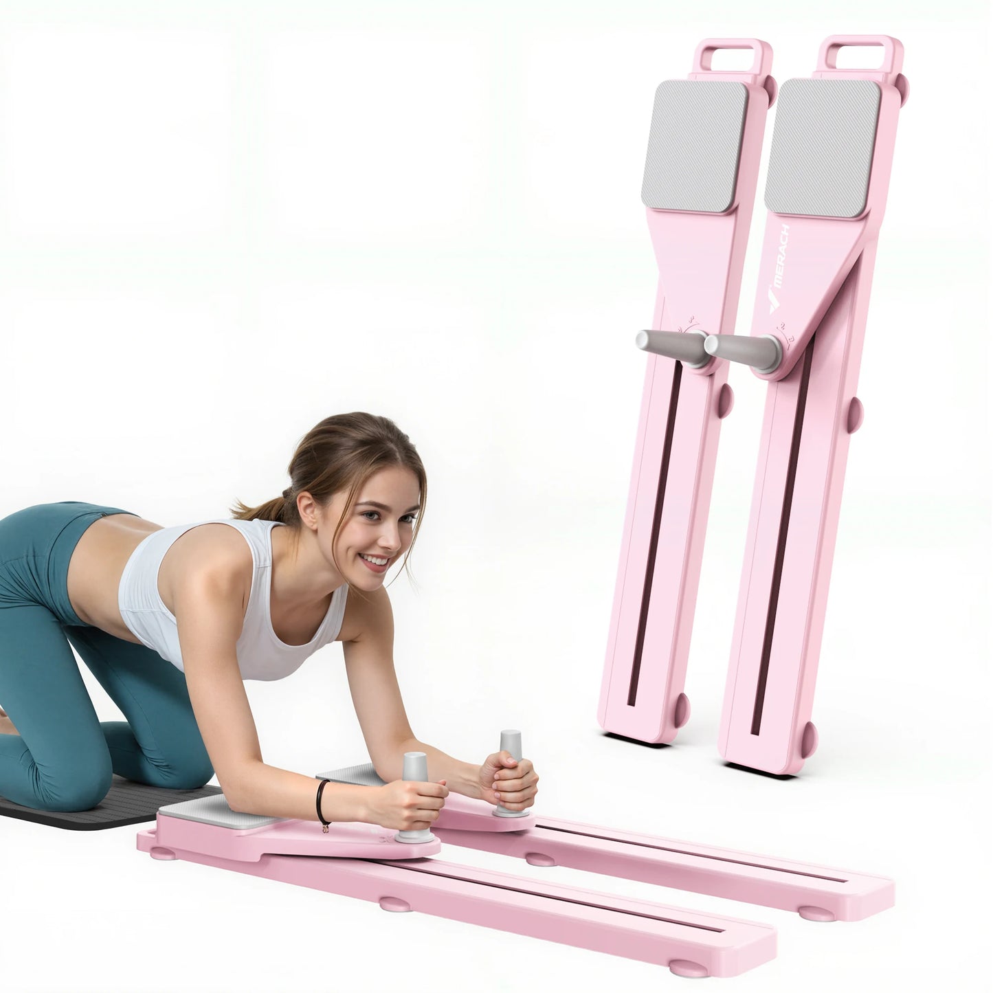 MERACH Pilates Board Multifunctional Ab Trainer With Detachable Ab Plate