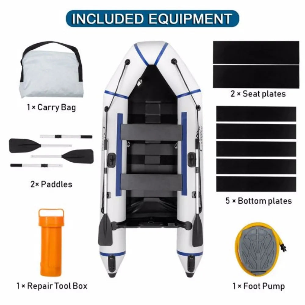 Recab Inflatable Assault Boat 330kg Capacity Dual Rowing