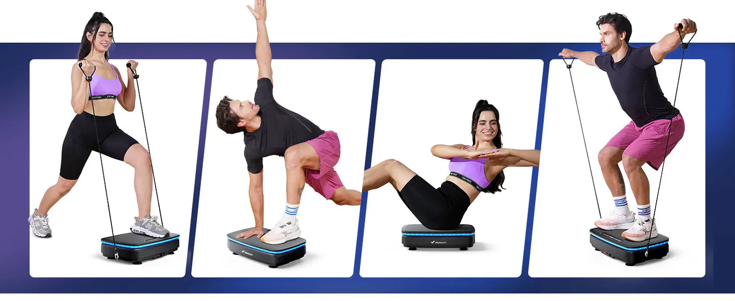MERACH Vibration Plate Exercise Machine For Full Body Workout
