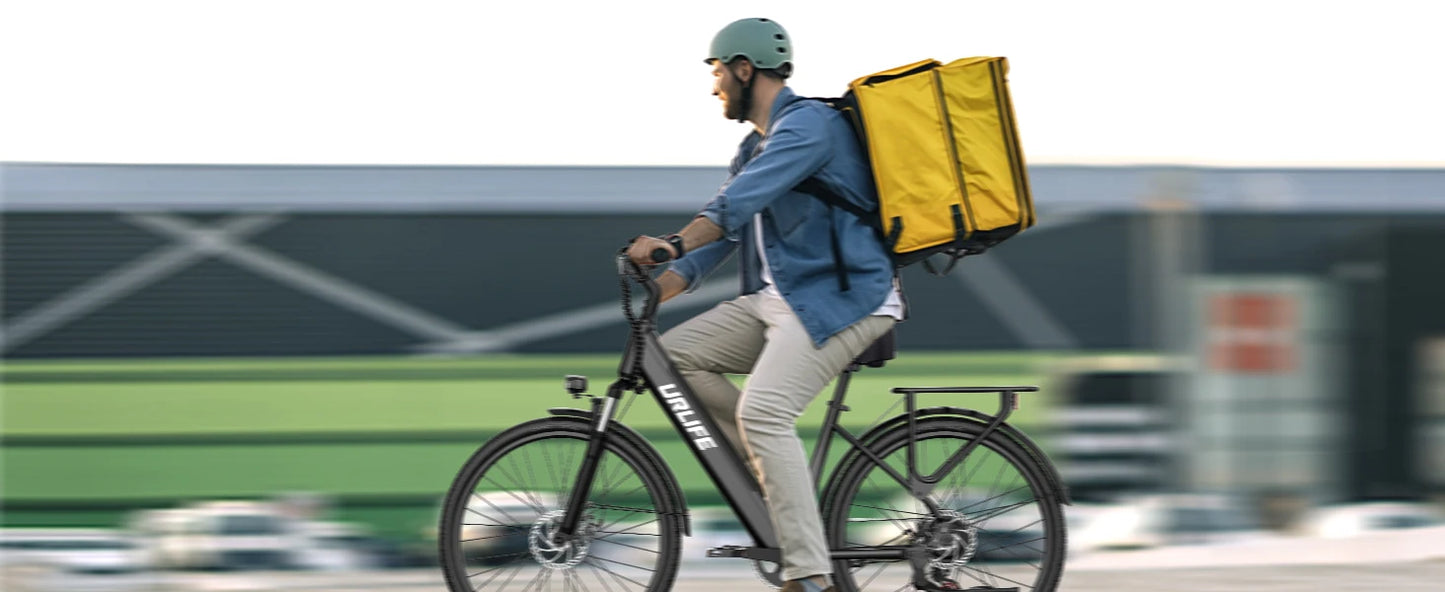 URLIFE 750W E-Bike Commuter 48V 10.4Ah Battery LCD Display