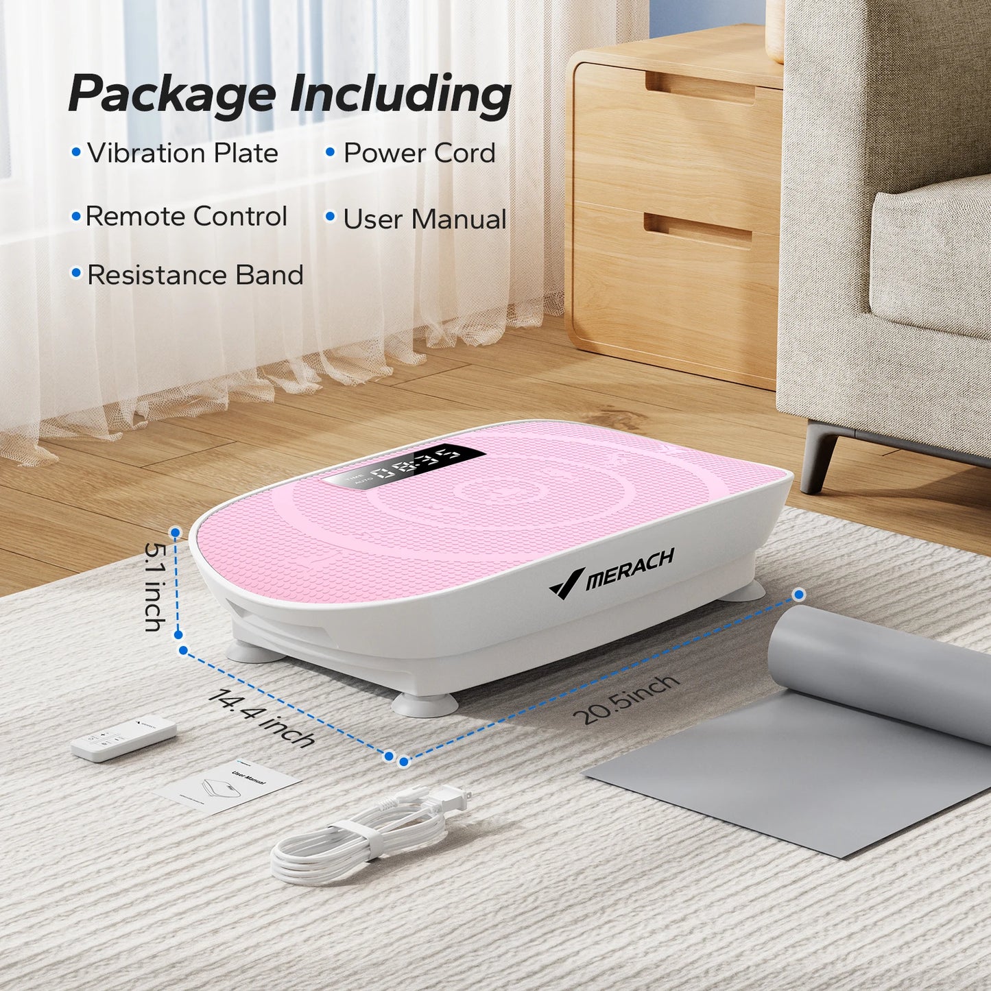 MERACH CV30 Vibration Plate Whole Body Workout Platform