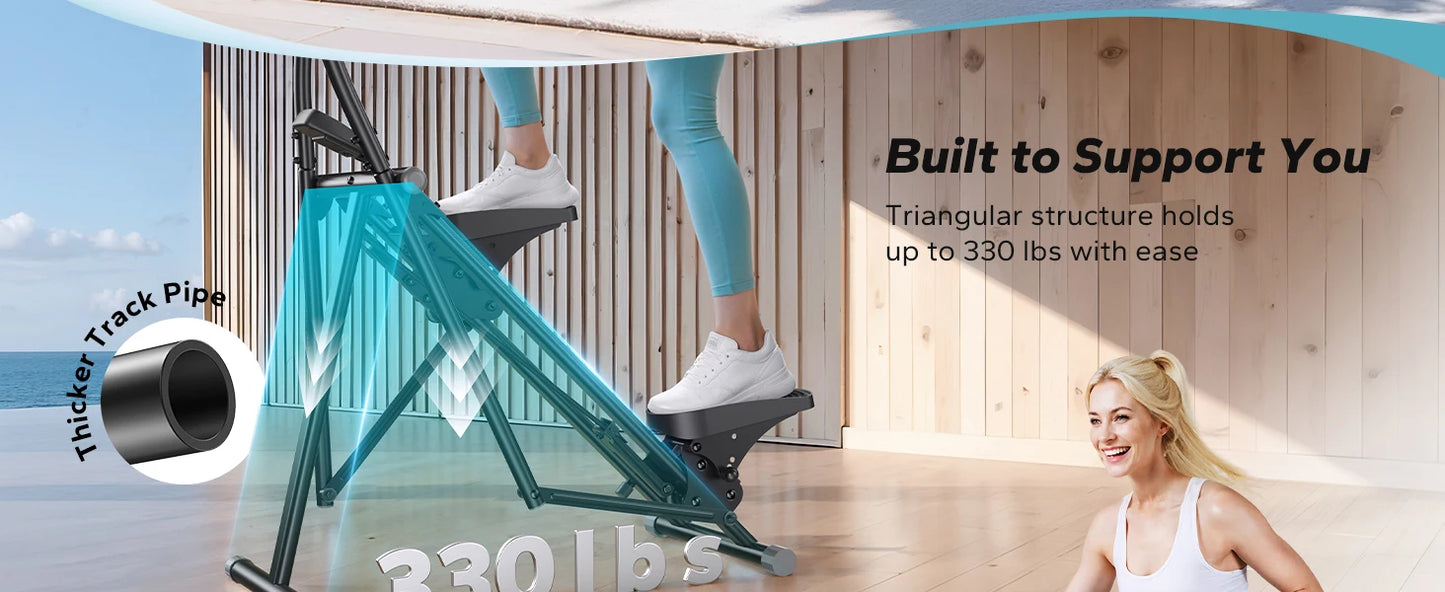Merach Stair Stepper Home Gym Full Body Workout Compact Folding