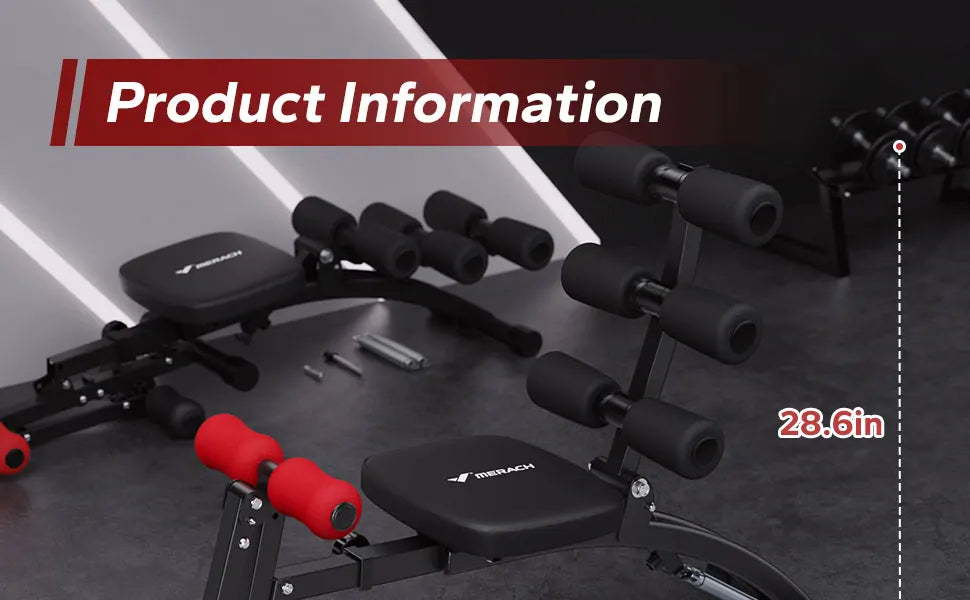 MERACH Ab Machine MultiFunctional Ab Trainer for Home Gym