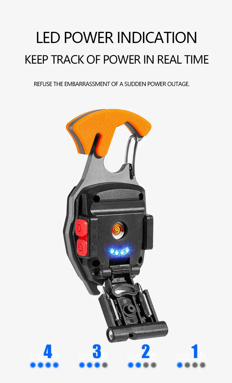 Hign-concerned Multi Tool Keychain Flashlight Bottle Opener