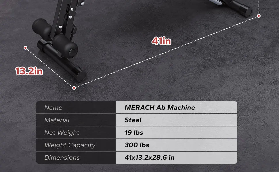 MERACH Ab Machine MultiFunctional Ab Trainer for Home Gym