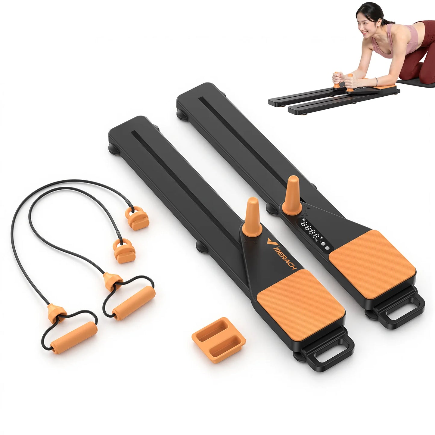 MERACH Pilates Board Multifunctional Ab Trainer With Detachable Ab Plate