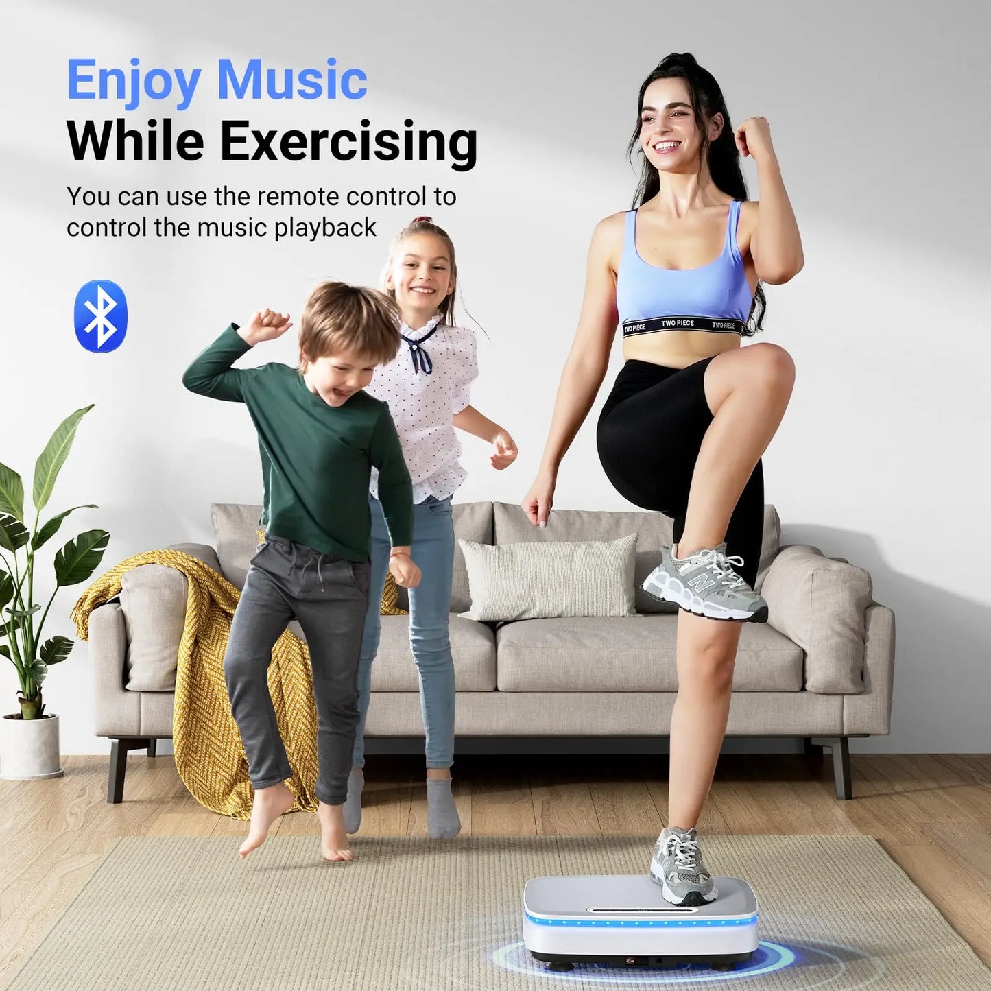 MERACH Vibration Plate Exercise Machine For Full Body Workout