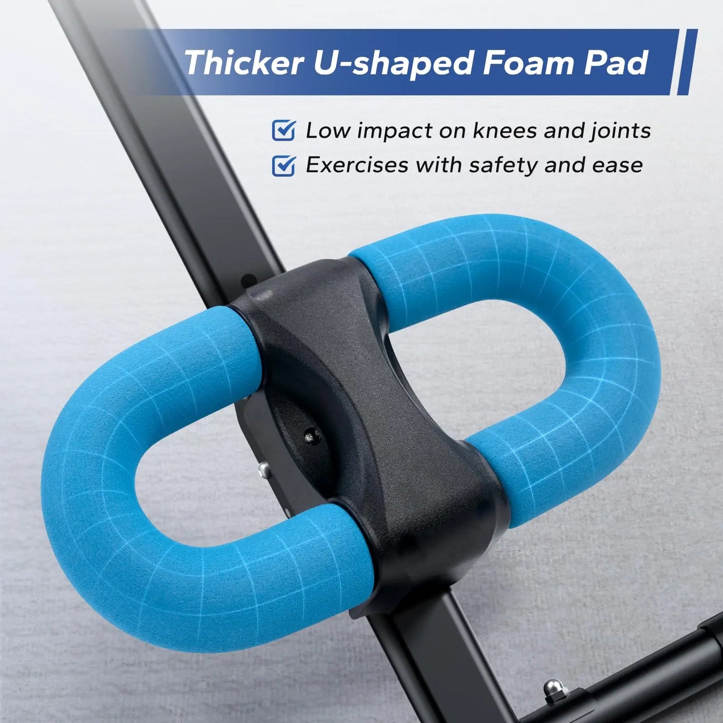 MERACH Ab Machine Adjustable Trainer Foldable Knee Protection Abdominal Exercise