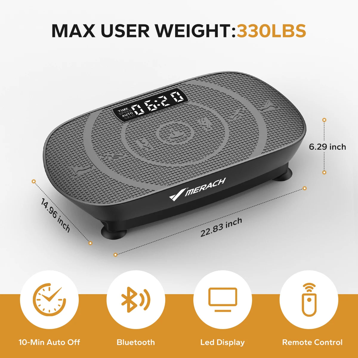 MERACH CV30 Vibration Plate Whole Body Workout Platform
