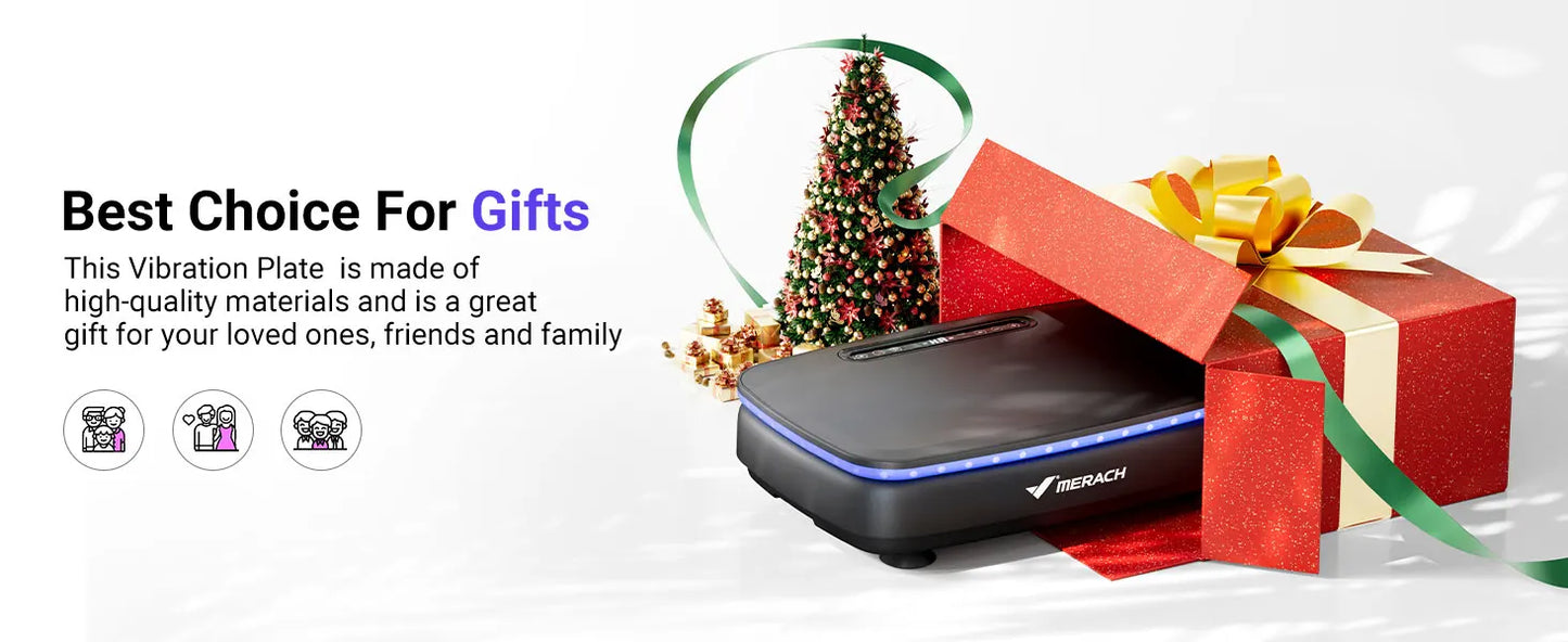 MERACH Vibration Plate Exercise Machine For Full Body Workout