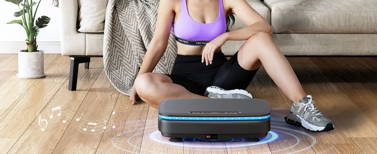 MERACH Vibration Plate Exercise Machine For Full Body Workout