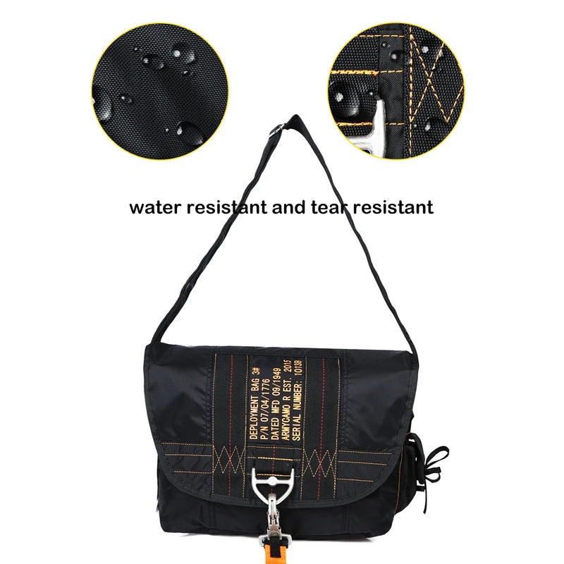 LQARMY Tactical Shoulder Sling Bag Nylon Waterproof Outdoor Chest Pack
