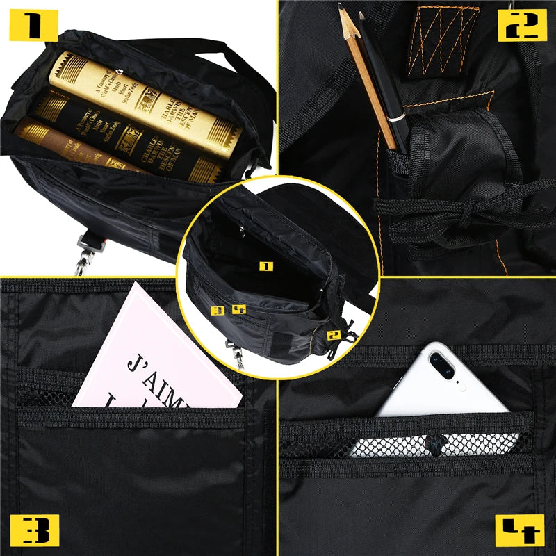 LQARMY Tactical Shoulder Sling Bag Nylon Waterproof Outdoor Chest Pack