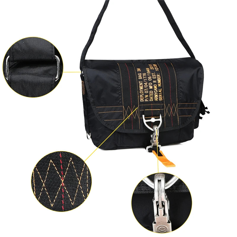 LQARMY Tactical Shoulder Sling Bag Nylon Waterproof Outdoor Chest Pack