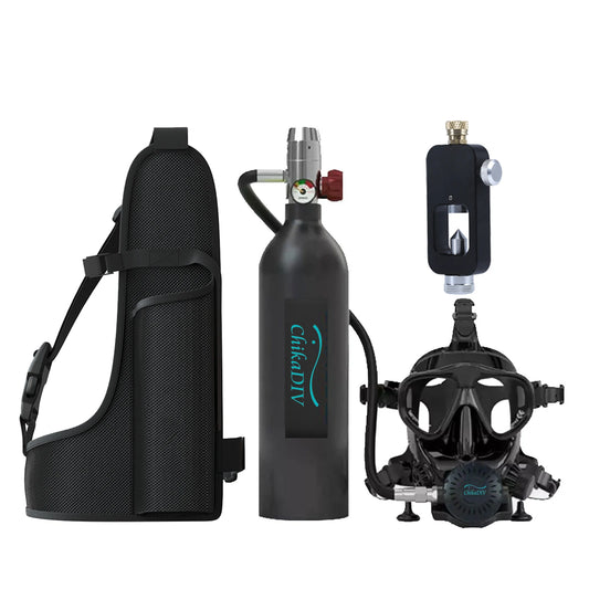 ChikaDIV Diving Tank 20 Minute Dive Time Portable Breathing