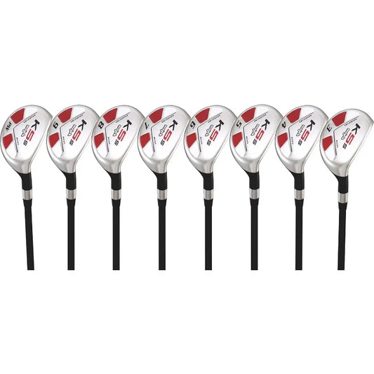 Majek Senior Men's Complete Golf Hybrid Set with Premium Graphite Shafts