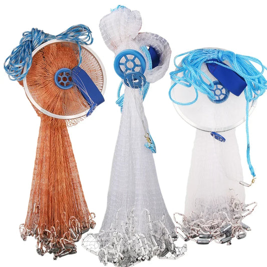 Hand Cast Throw Fishing Gill Net