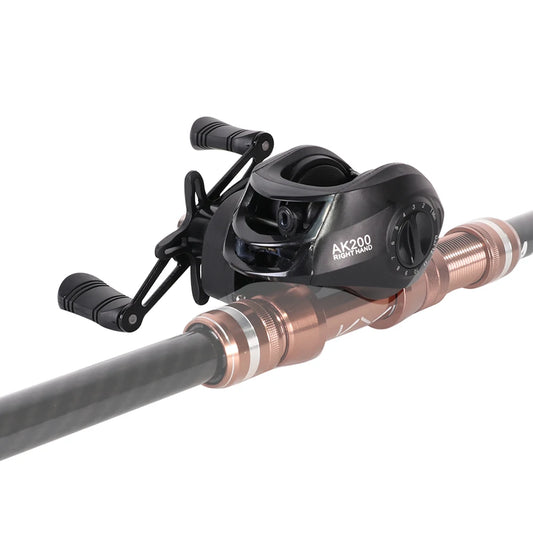 High Performance Baitcasting Reel 72 to 1 Gear Ratio 10kg Drag for Beginners