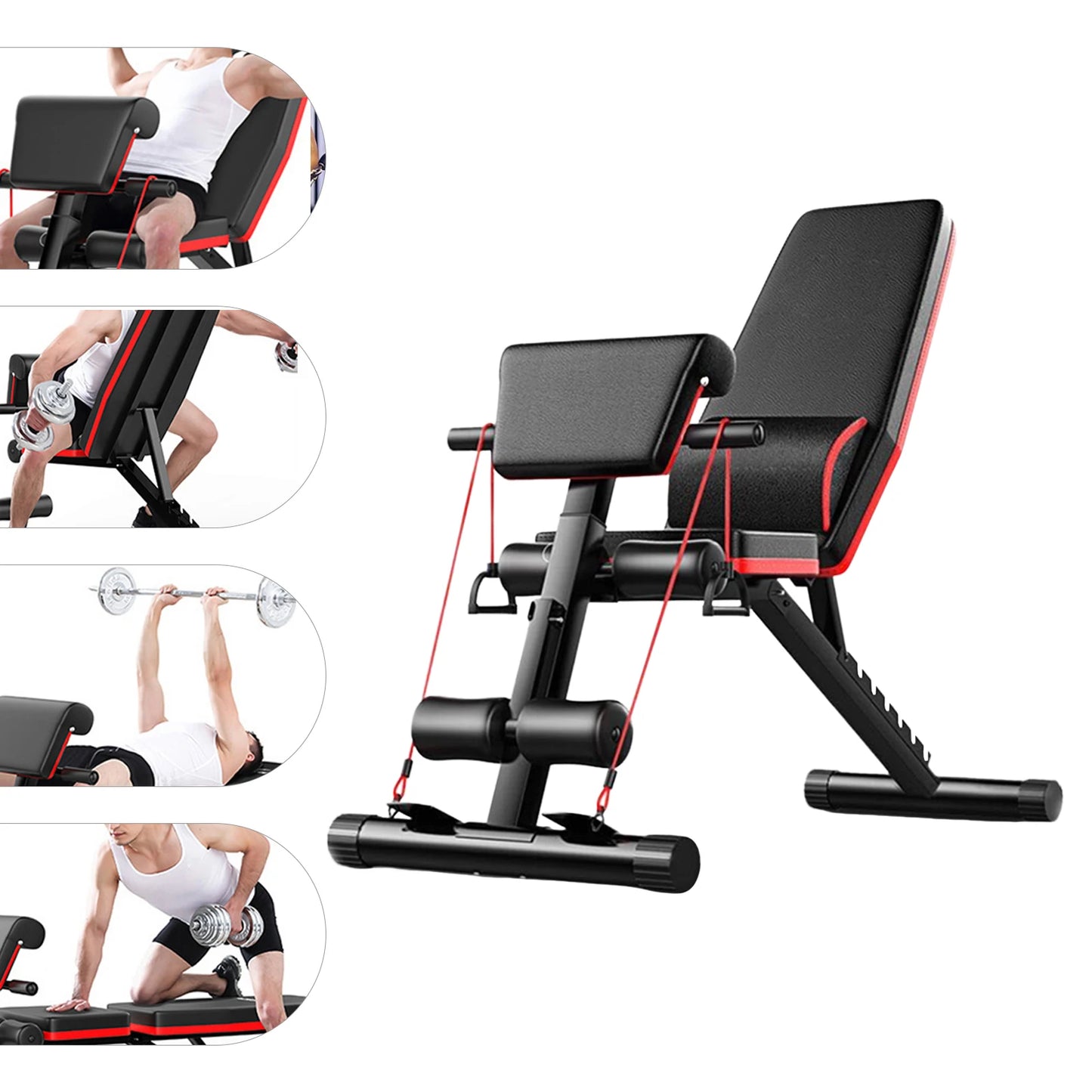 Adjustable Weight Bench For Full Body Home Workout Equipment