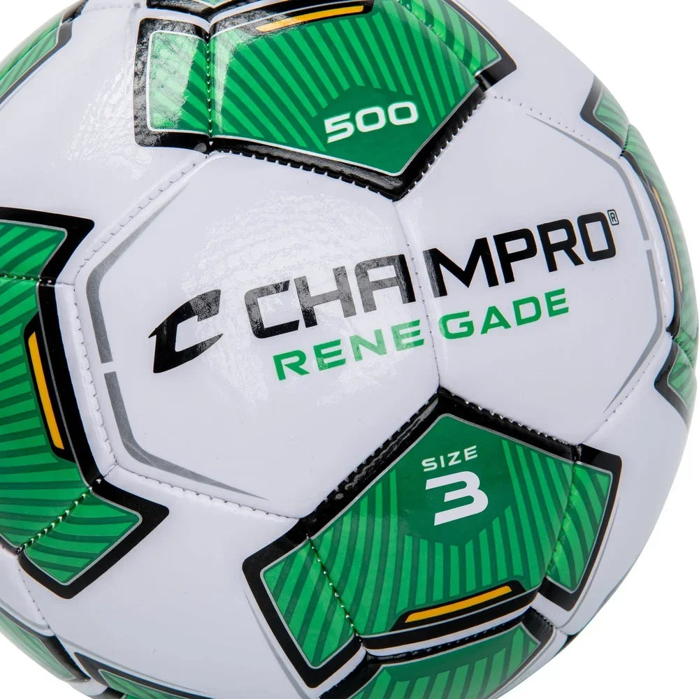 Durable Size 3 Youth Soccer Ball Shiny Synthetic Leather Machine Stitched