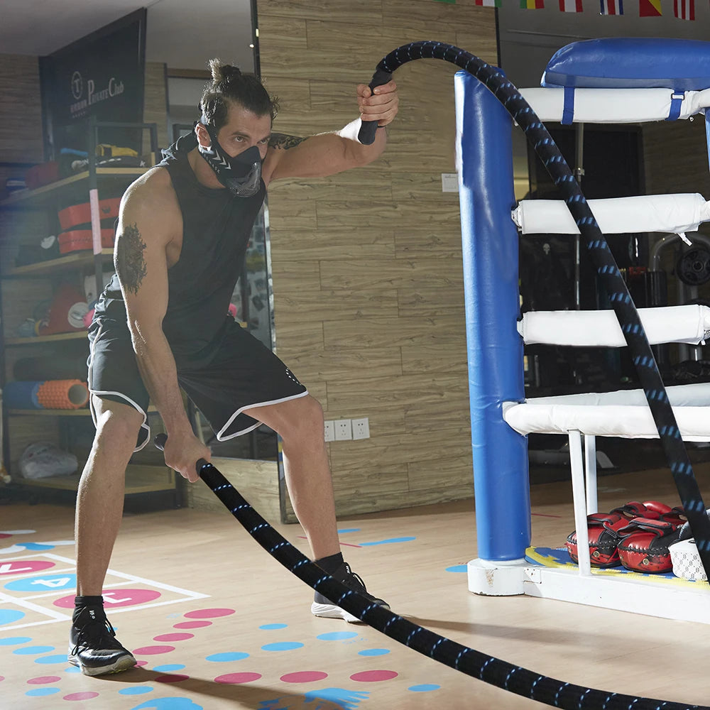 FDBRO Battle Rope Heavy Duty Fitness Rope For Home Gym
