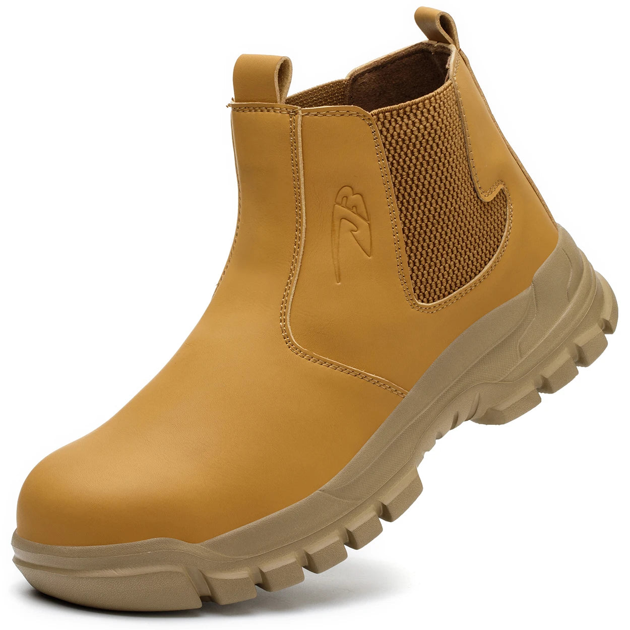 Waterproof Men's Safety Work Boots Steel Toe Shoes Anti Impact And Anti-Puncture Outdoor Adventure Hiking Protective Boots