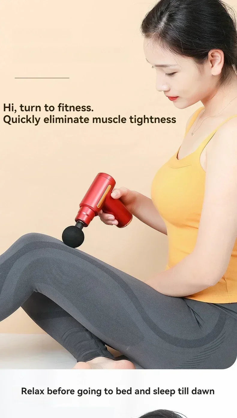 DIAMRI Mini USB Massage Gun Portable Fascia Relaxer For Shoulders
