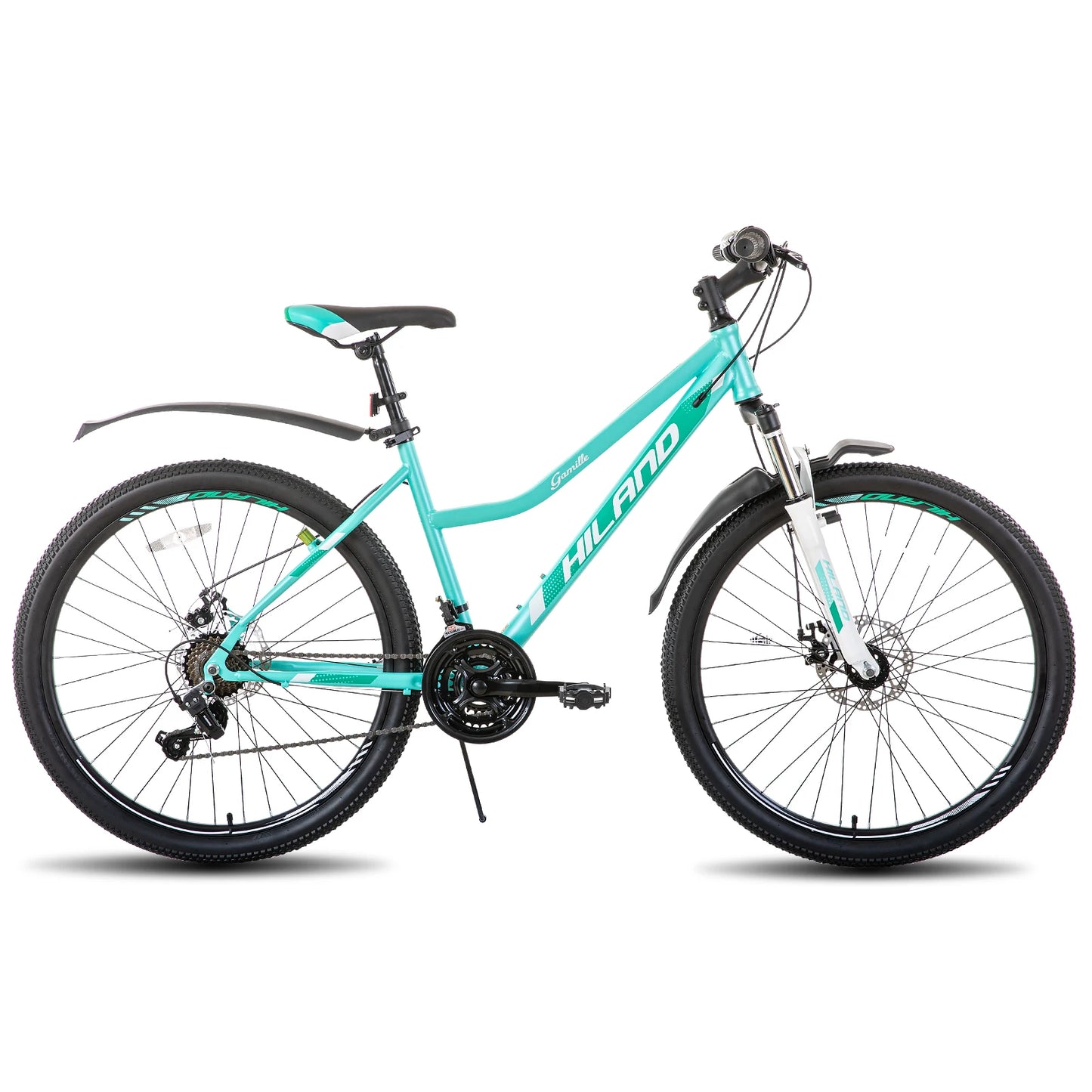 Hiland 26 Inch Womens Mountain Bike with Shimano 21 Speeds and Suspension Fork