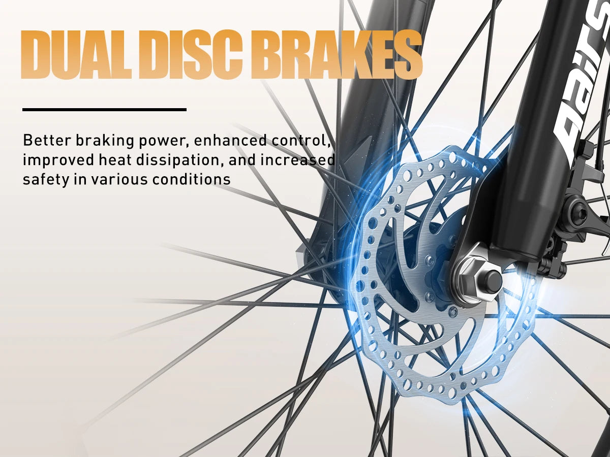 Aairsk SU7 Electric Bike 36V 15Ah 400W Brushless Motor