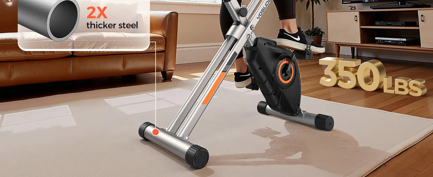 YOSUDA Foldable Exercise Bike For Home Gym Cardio Training