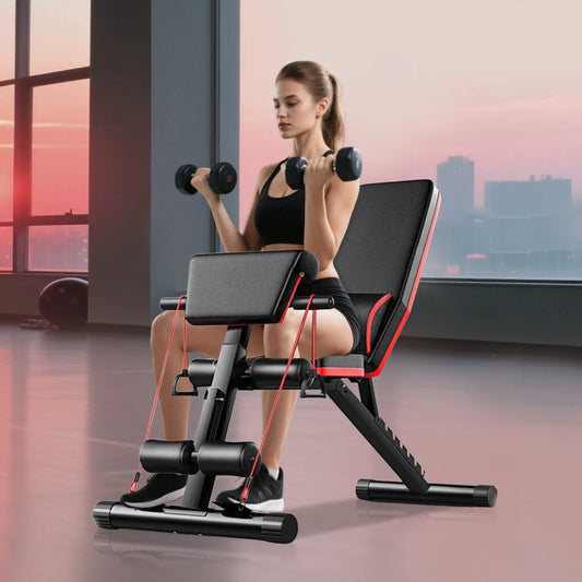 Adjustable Weight Bench For Full Body Home Workout Equipment