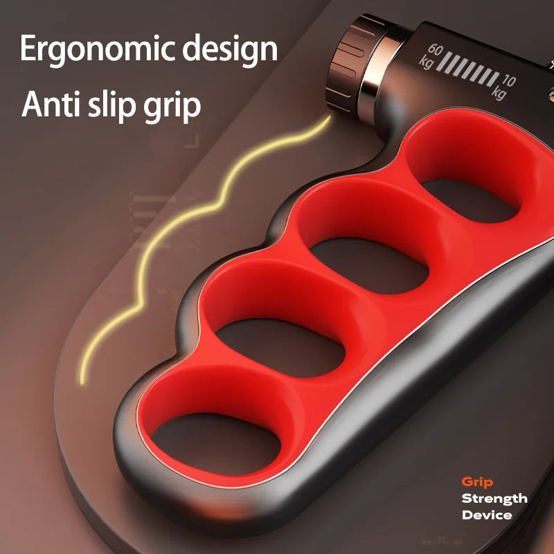 Adjustable 5-100kg Hand Grip Strength Device For Rehabilitation