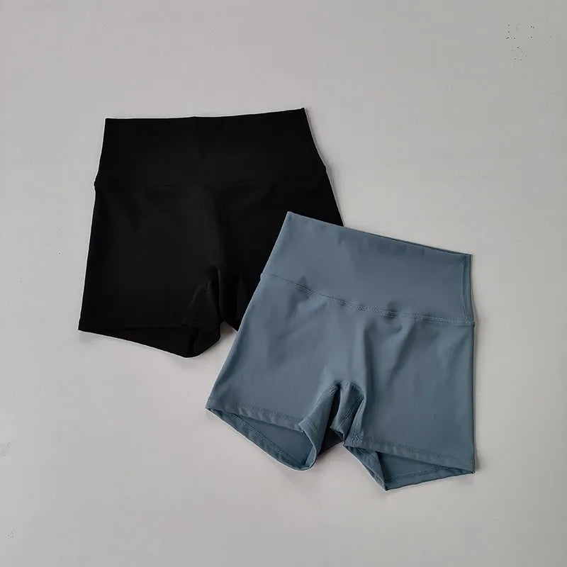 Women Yoga Shorts Breathable High Waist Fitness Running Cycling Gym