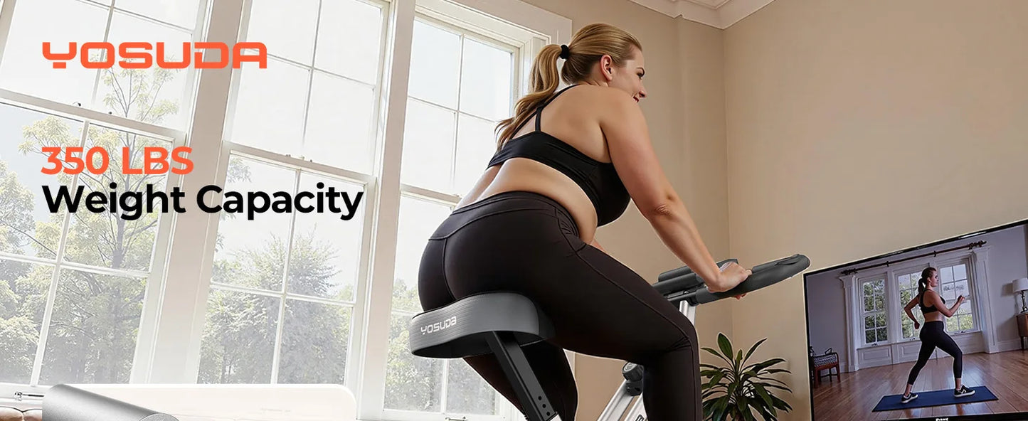 YOSUDA Foldable Exercise Bike For Home Gym Cardio Training