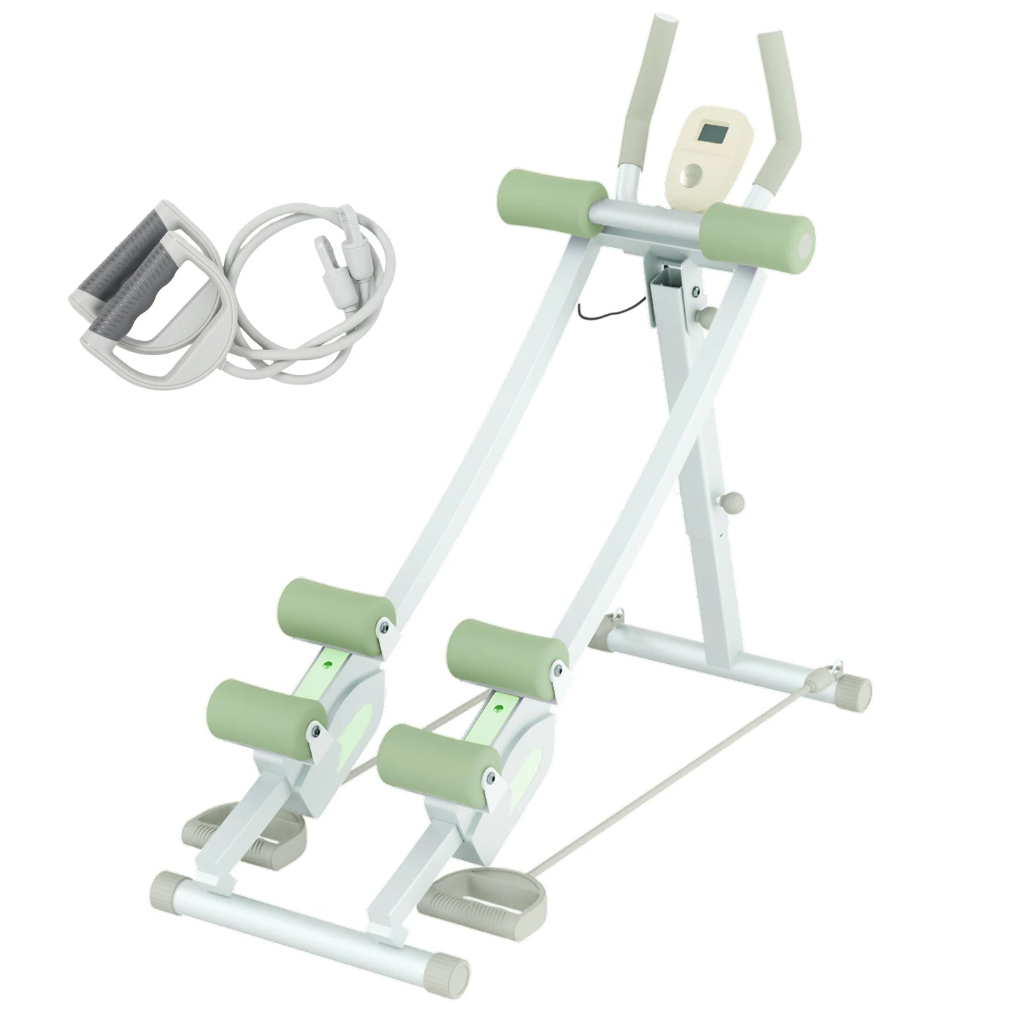 Monorail Ab Machine Ab Cruncher With Adjustable Resistance Levels