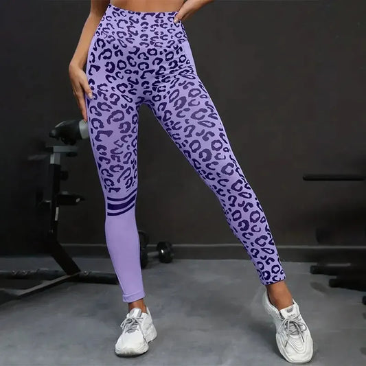 Yoga 9 Minute High Waist Seamless Nylon Fitness Pants