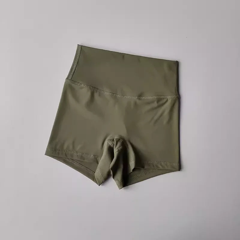 Women Yoga Shorts Breathable High Waist Fitness Running Cycling Gym