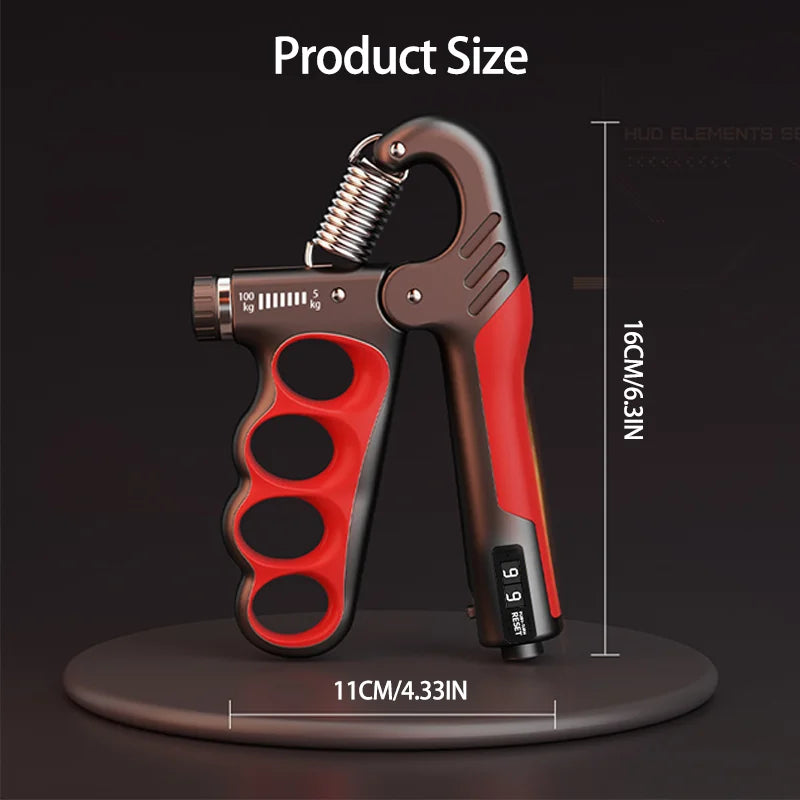 Adjustable 5-100kg Hand Grip Strength Device For Rehabilitation