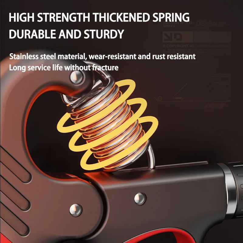 Adjustable 5-100kg Hand Grip Strength Device For Rehabilitation
