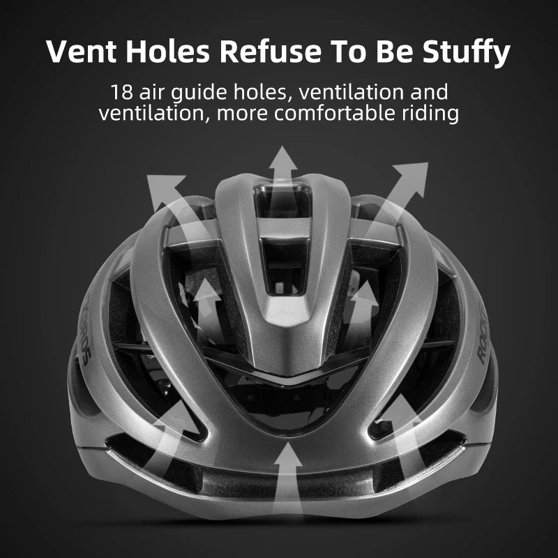 ROCKBROSC Bicycle Helmet Ultralight Breathable Shockproof For Road Cycling