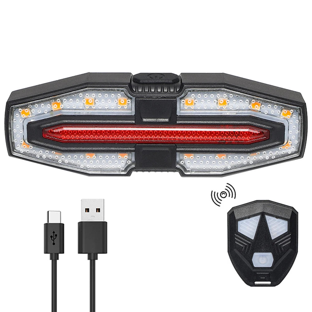 Alloet Rechargeable Bike Tail Light with Turn Signals