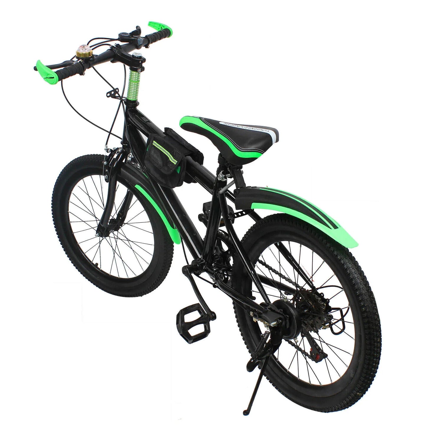 Kids Mountain Bike Adjustable With Storage Bag And Bell
