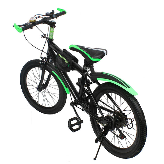 Kids Mountain Bike Adjustable With Storage Bag And Bell