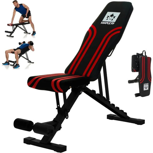 Adjustable Weight Bench for Full Body Workout Heavy-Duty Steel Construction