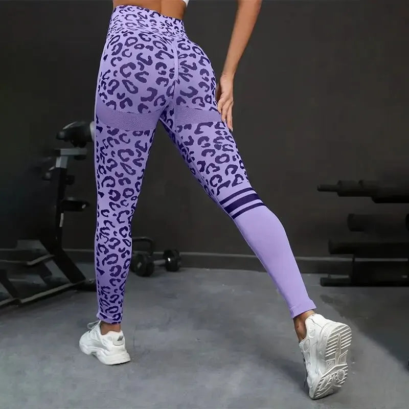 Yoga 9 Minute High Waist Seamless Nylon Fitness Pants