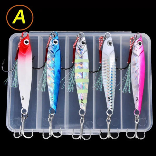 Super Quatity Metal Jig Fishing Lure Set