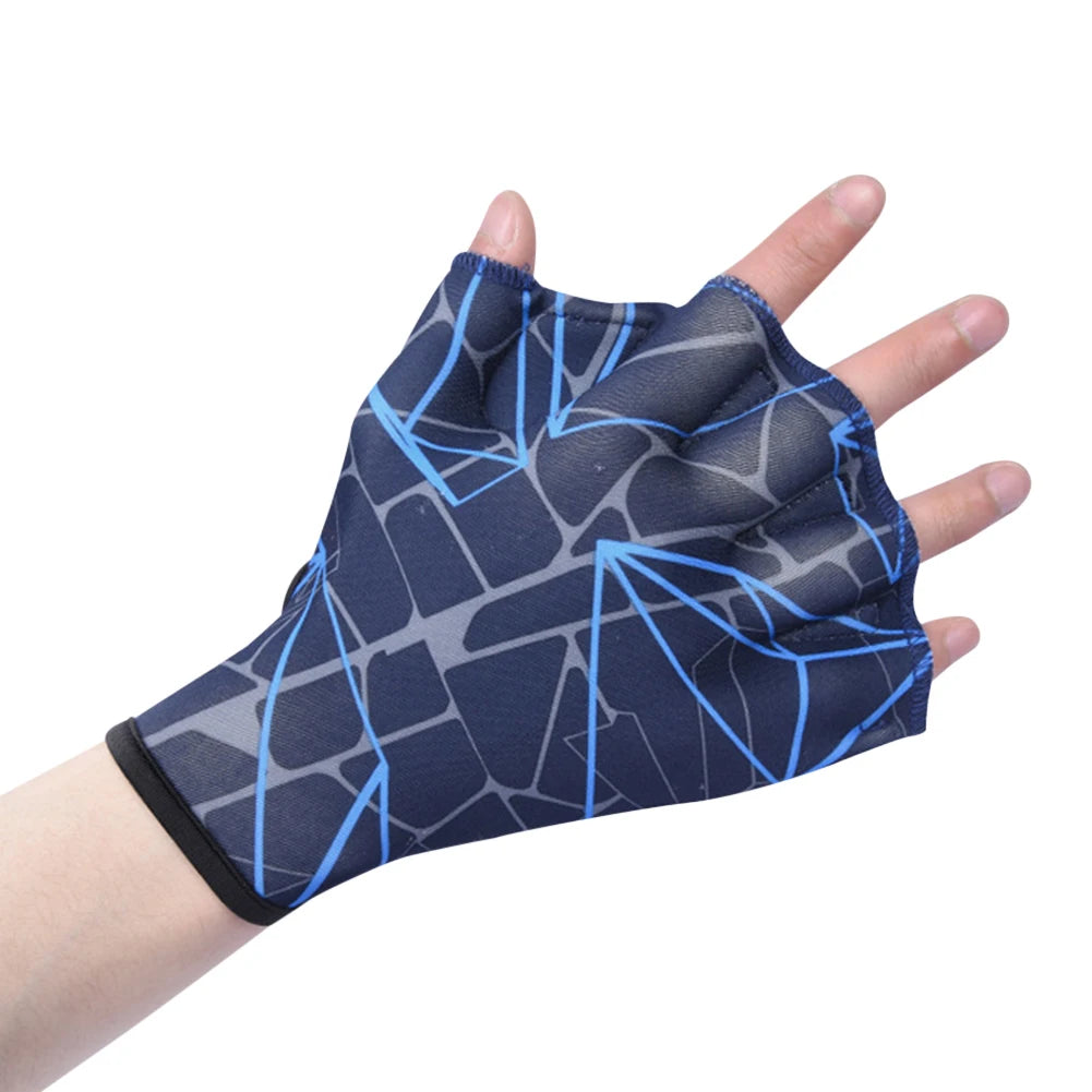 Alloet Unisex Swimming Hand Fins Flippers Webbed Gloves Paddle