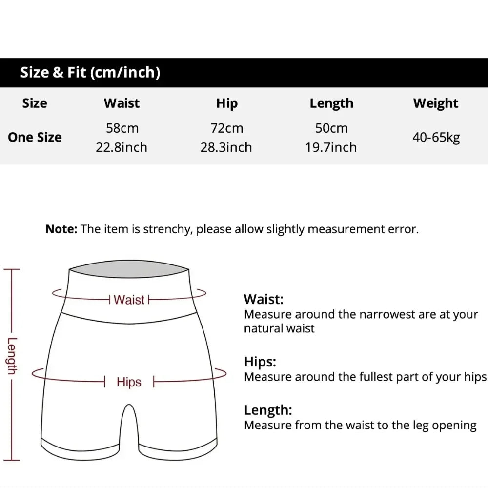 VEKYCN High Waist Biker Shorts Women Tummy Control Yoga Fitness